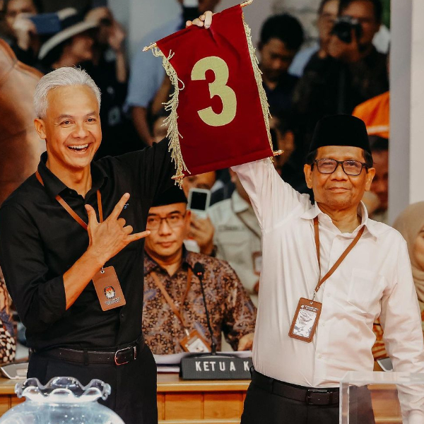 Ganjar Pranowo dan Mahfud MD - Instagram/@ganjarpranowo